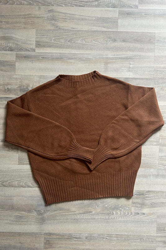 
maglioncino cammello leggero corto 
short light sweater