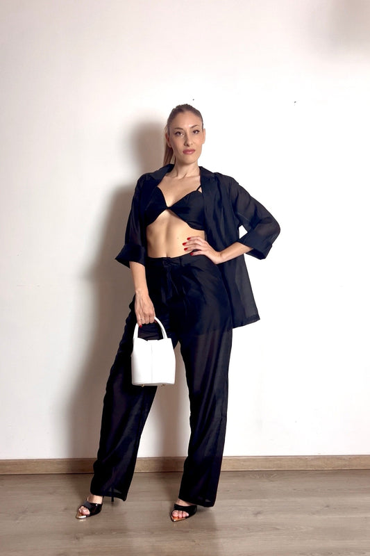 Set Coordinato Total Black