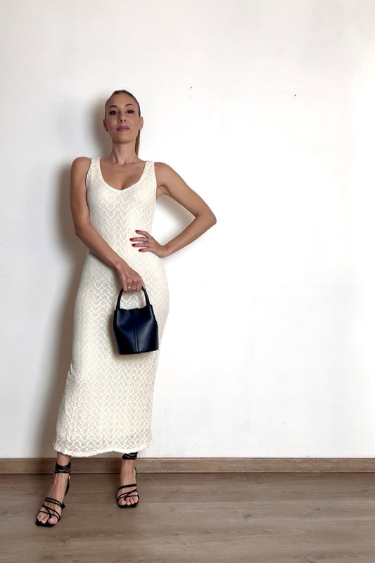 abito dress nero black longuette