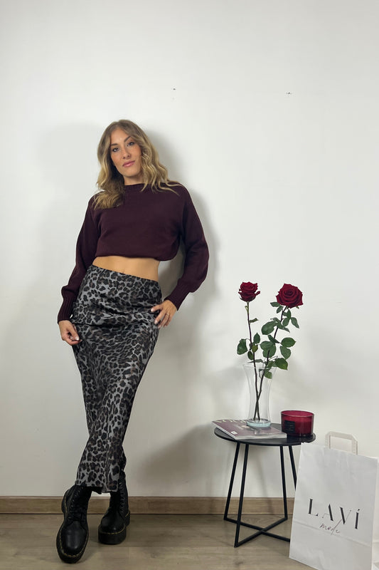 Animal Print Skirt