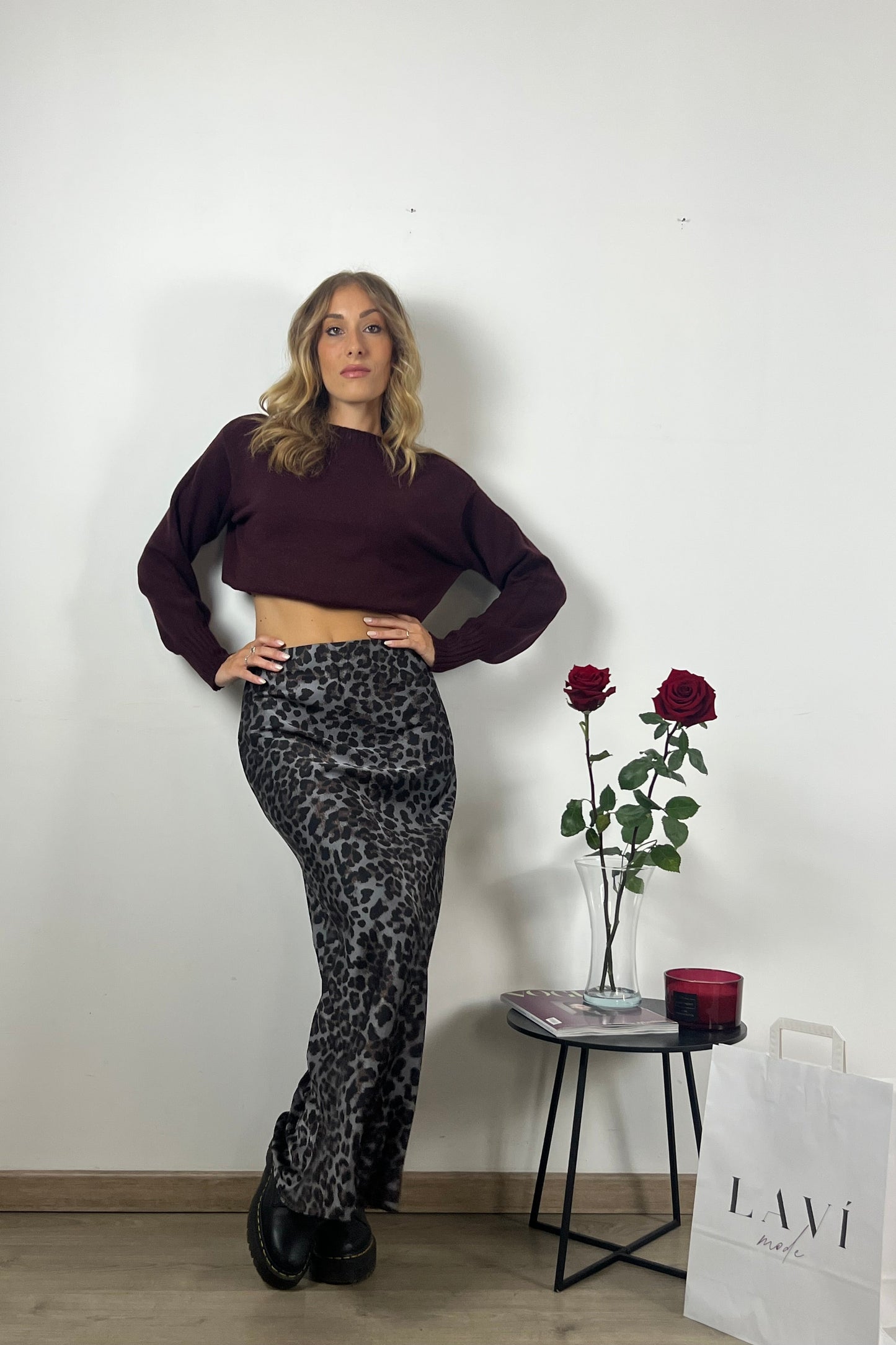 Animal Print Skirt