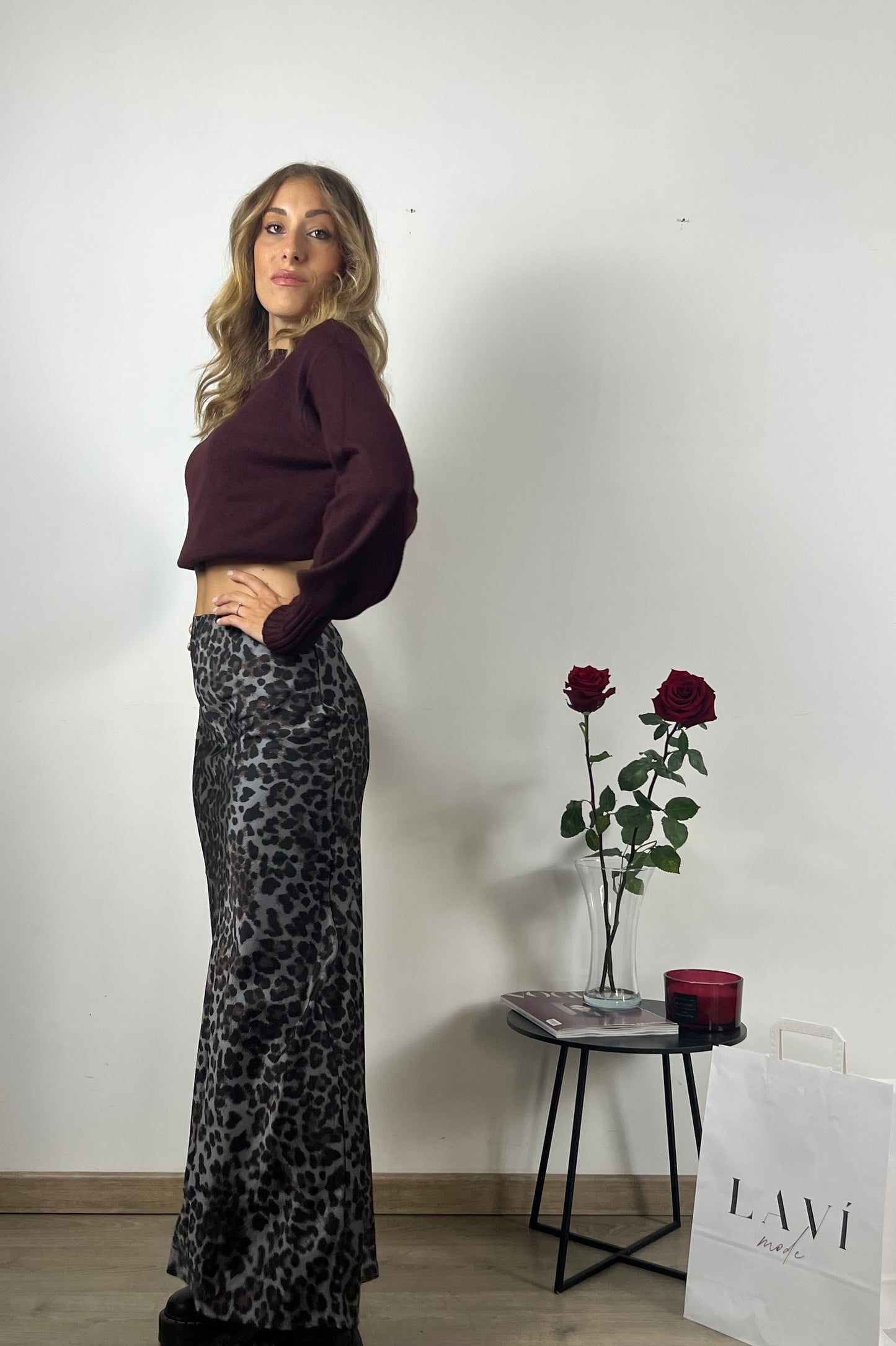 Animal Print Skirt