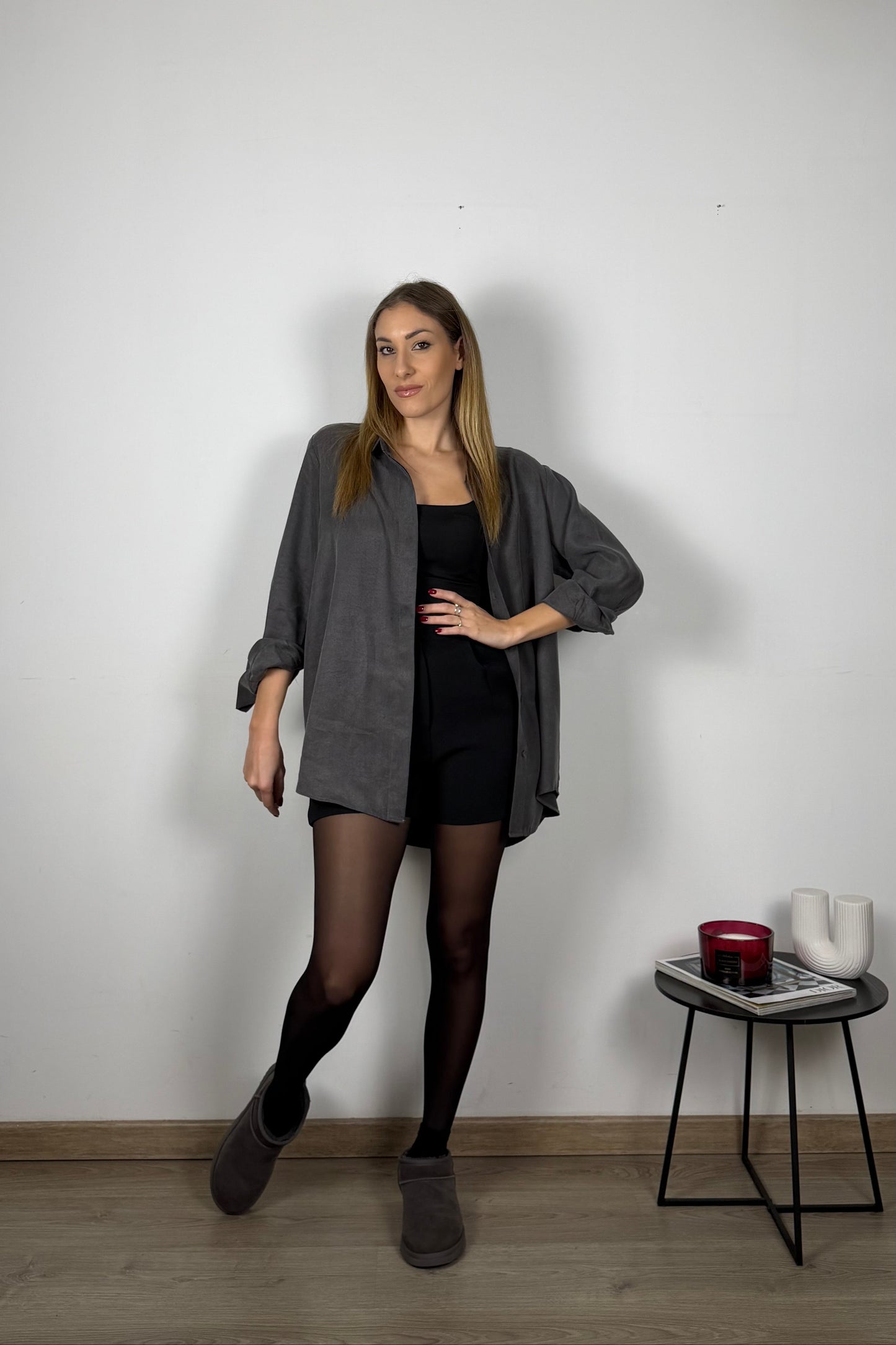 Camicia Grey-Soft touch