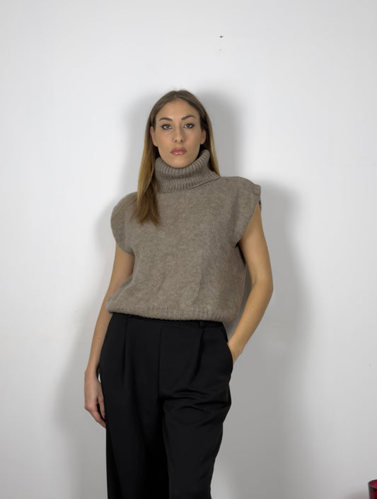 pantalone palazzo bordeaux